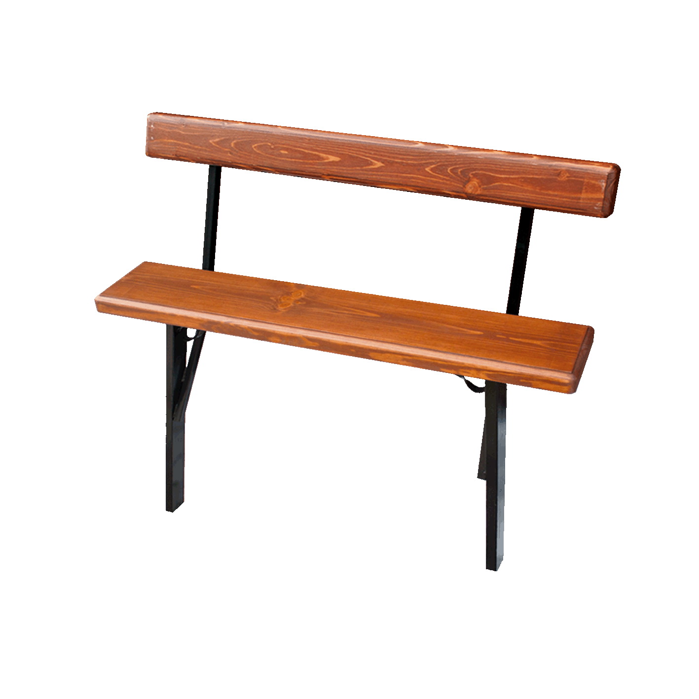 Скамейка деревянная со спинкой 0,8-1,0м