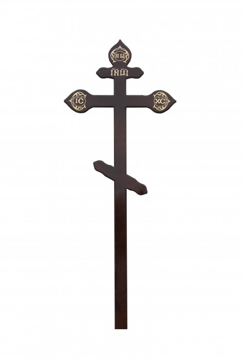 Крест фигурный темный